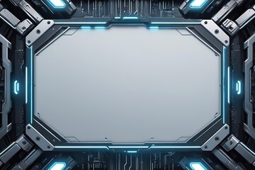 techno frame border