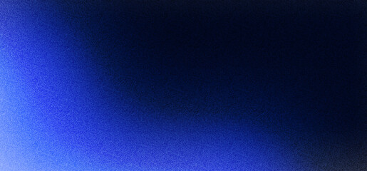 Blue black gradient background with noise texture	