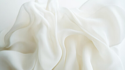 Obraz premium Abstract White Fabric Texture Photography