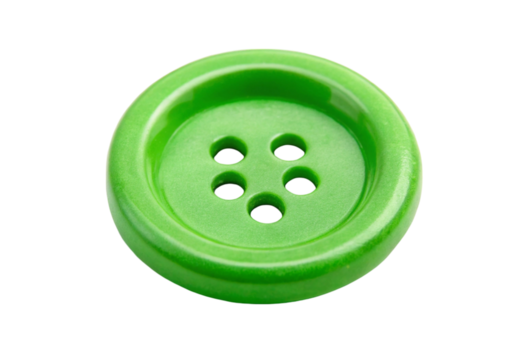 green round four hole button isolated on a white b (3) png