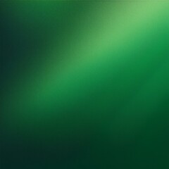 Fototapeta premium Smooth green gradient background with a high-quality grainy texture, perfect for branding, digital backgrounds, or graphic design projects.
