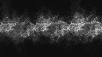 smoke on black