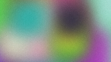 Colorful Gradient and Grainy Noise for Futuristic Poster Designs, Vibrant Poster Design with Gradient and Grainy Texture Effects