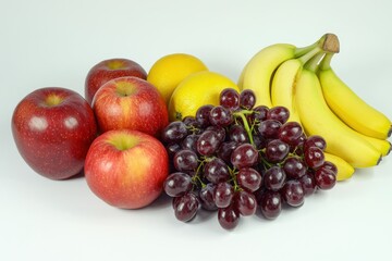 Fresh Assortment of Delicious Fruits on Display