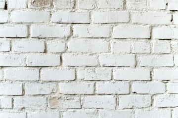 Fototapeta premium Clean Minimalist White Brick Wall Background