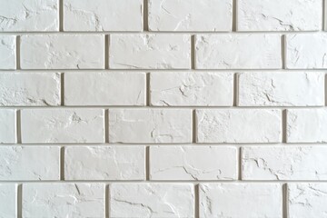 Fototapeta premium Clean Minimalist White Brick Wall Background