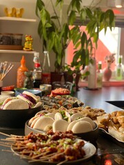 food in the restaurant