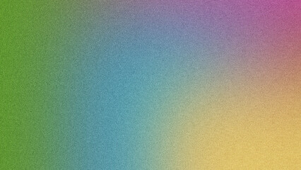 Colorful Gradient and Grainy Noise for Futuristic Poster Designs, Vibrant Poster Design with Gradient and Grainy Texture Effects