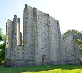The unfinished Church of the Virgin Mary is an unfinished high-Gothic building with a completed...