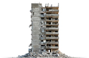 PNG Tower destroyed building architecture demolition lighthouse.