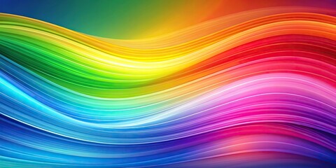 Colorful abstract background with swirling waves and rainbow colors Macro