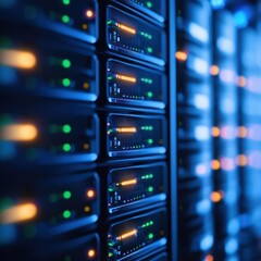 Obraz premium Exploring the Cutting-Edge World of Data Centers and Their Role in Modern Technology Infrastructure