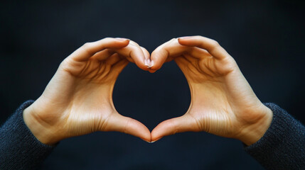 Fototapeta premium Include subtle or symbolic representations of gestures,such as sign language symbols, universally understood gestures ,or even ancient or religious gestures to reflect the broader meanings behind them