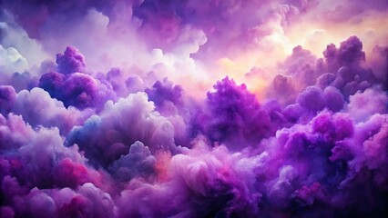 Fototapeta premium Purple Watercolor Abstract Texture Background for Creative Projects