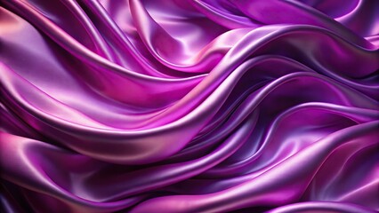 Obraz premium Soft silk waves creating a beautiful purple and pink background