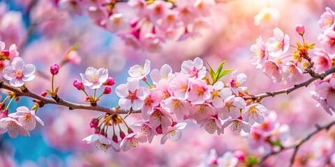 Obraz premium Depth of field cherry blossoms blooming