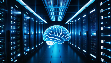 powers digital brains connected data centers worldwide instantly processing vast amounts information quickly accurately always