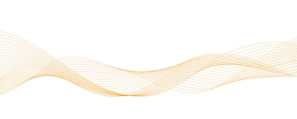 abstract background with orange waves