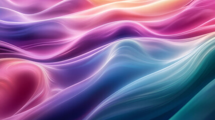 Obraz premium Incorporate flowing, undulating light patterns that ripple across the scene, resembling waves or streams of energy. 