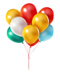 PNG A new year balloon party anniversary celebration.