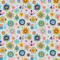 Discover Exquisite Floral Patterns: Hand-Drawn, Seamless, Watercolor, and Vintage Designs Perfect for Textiles, Wallpapers, Digital Art, Invitations, and More Creative Projects - Elevate Your Designs 
