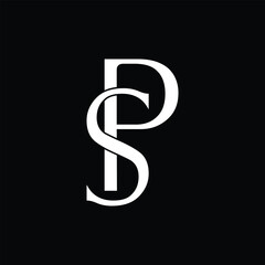 Initial Letter SP Logo Design Outstanding Creative Modern Symbol  Sign