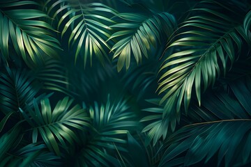 A close up of a bunch of green leaves