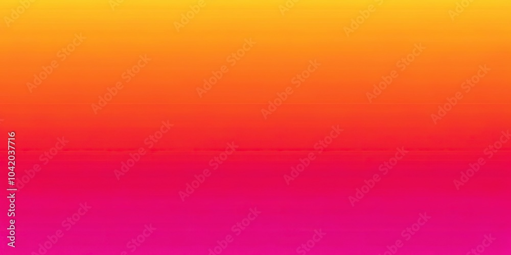 Wall mural pink to orange gradient background with smooth transition