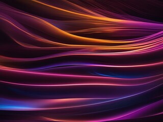 Fototapeta premium An abstract illustration of flowing smooth translucent waves