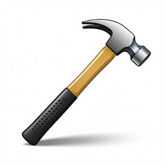 cartoon hammer tool illustration isolated on white background