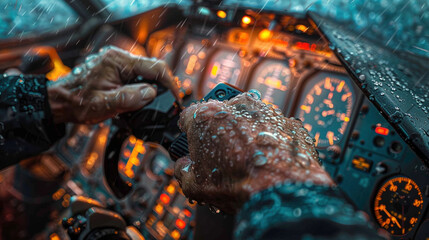 Masterful Pilot Taming Turbulence with Skillful Hands