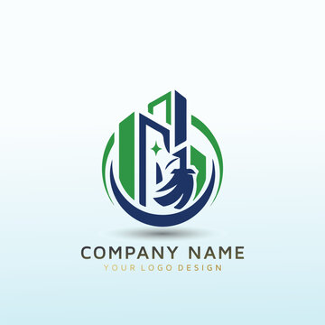 real estate vector logo design idea