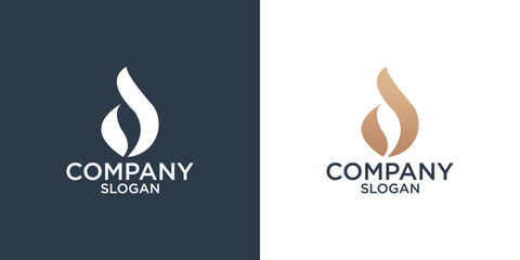 collection of initials letter d abstract monogram logo design vector