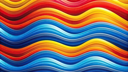 Colorful wave pattern design