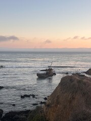 fishing boat in the sea