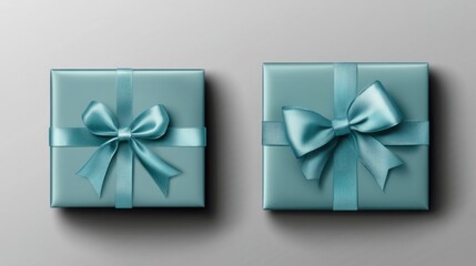 Elegant Blue Gift Boxes