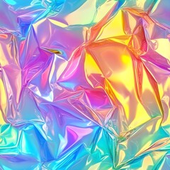 Fototapeta premium Iridescent Holographic Foil Texture Background