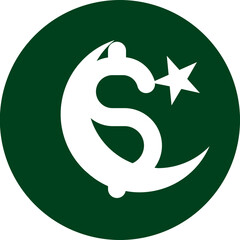 Pakistan Flag on US Dollars