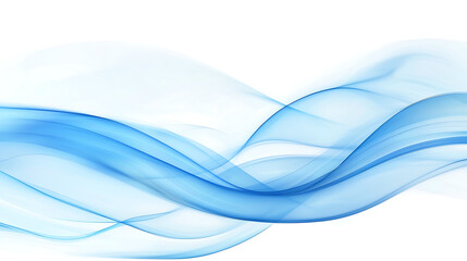 Fototapeta premium Soft blue and white waves create serene and calming atmosphere, evoking feelings of tranquility and peace. gentle curves and flowing lines suggest movement and fluidity