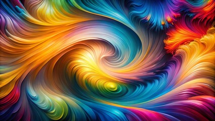 Fototapeta premium Vibrant Abstract Background with Vivid Colors and Dynamic Patterns for Creative Projects