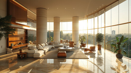 Sleek Contemporary Living: Spacious Elegance