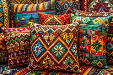 Vibrant Ethnic Tribal Motifs for Home Decor and Textile Design