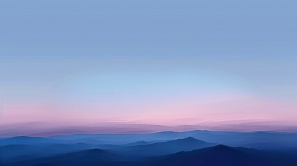 Obraz premium Silhouetted Mountains at Dawn