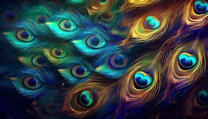 peacock feather background