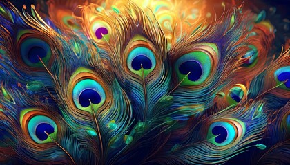 peacock feather background