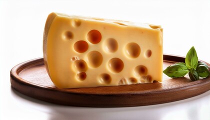 cheese on a wooden board