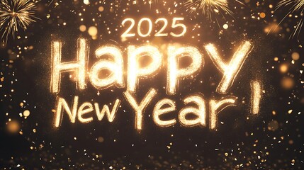 Stunning 2025 New Year Celebration Images - Festive Lights, Confetti, and Stylish Designs