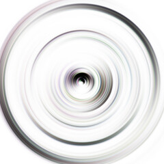 Colorful radial motion effect. Abstract rounded background. Color curves and sphere.