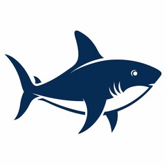 Obraz premium shark isolated on white