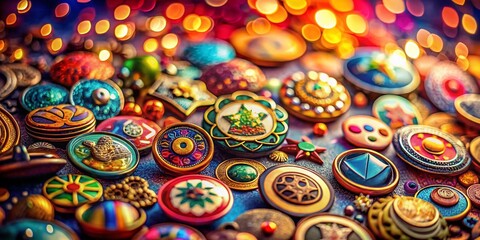 Fototapeta premium Vintage Quality Badge Collection in Surreal Style for Retro Illustrations and Designs